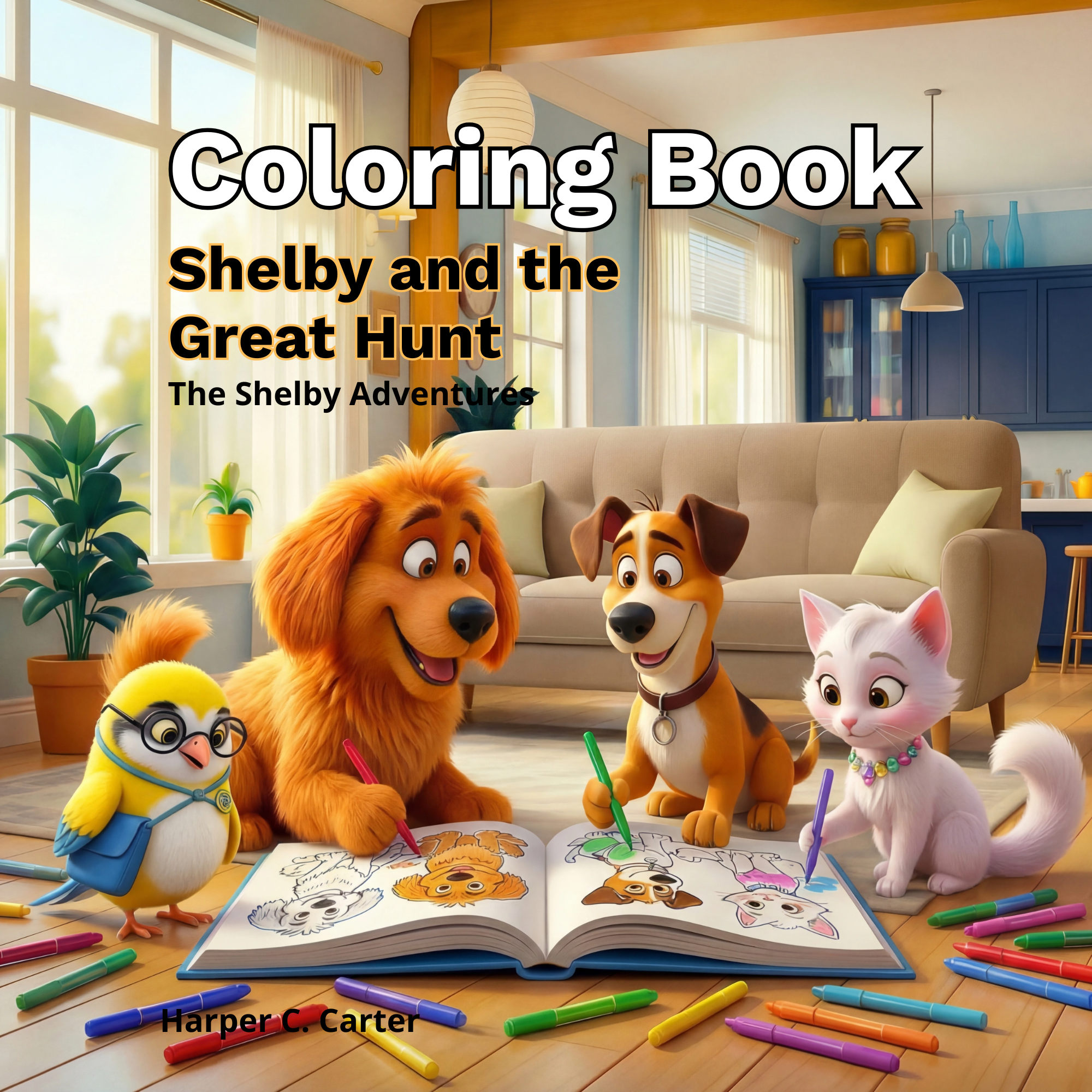Coloring Shelby and the Great Hunt