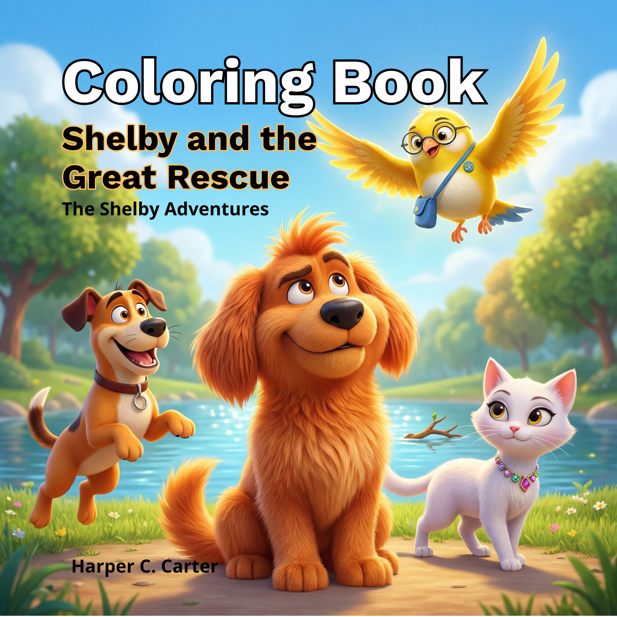 Coloring Book Shelby and the Great Rescue