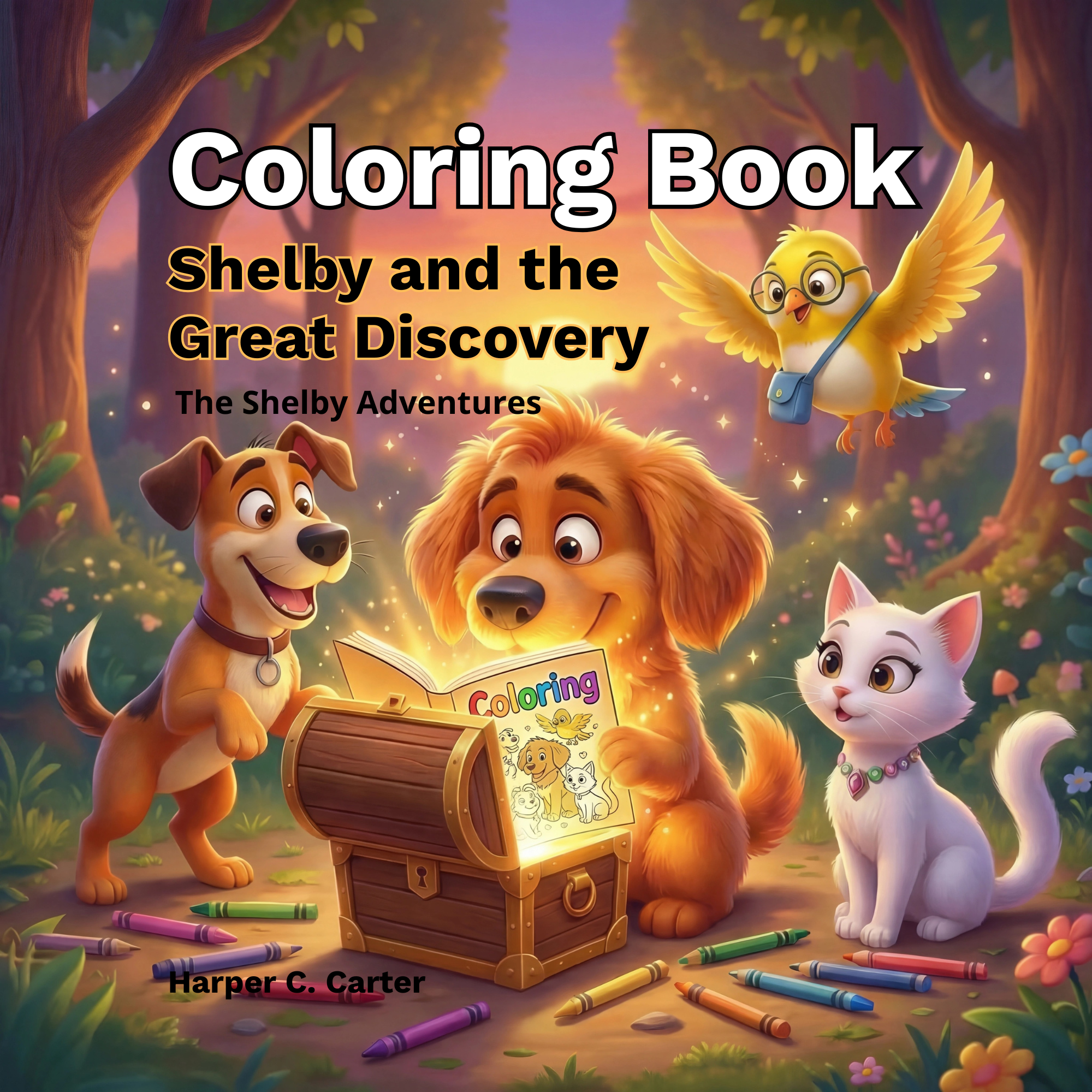Coloring Book Shelby and the Great Discovery